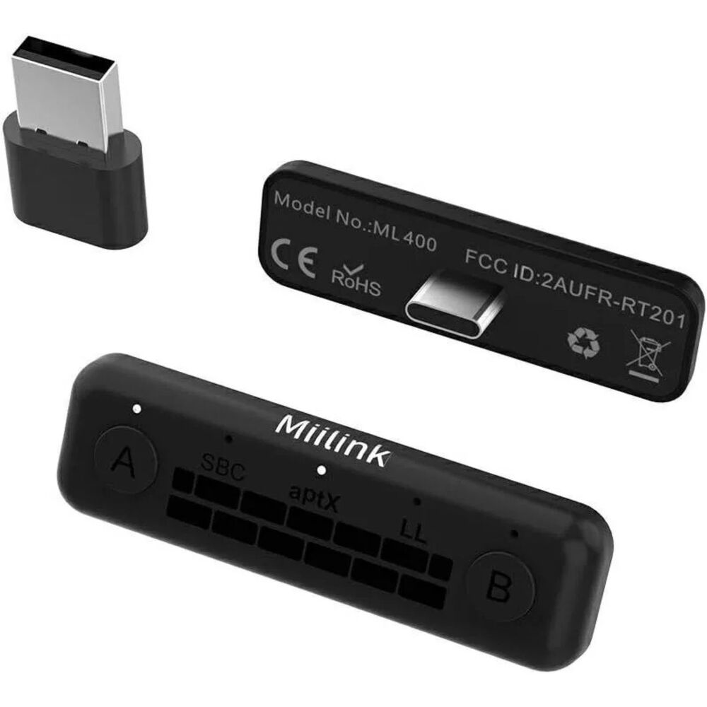 NIB FOUR x1Mii MiiLink Wireless Bluetooth Audio Transmitter PS5-Nintendo Switch